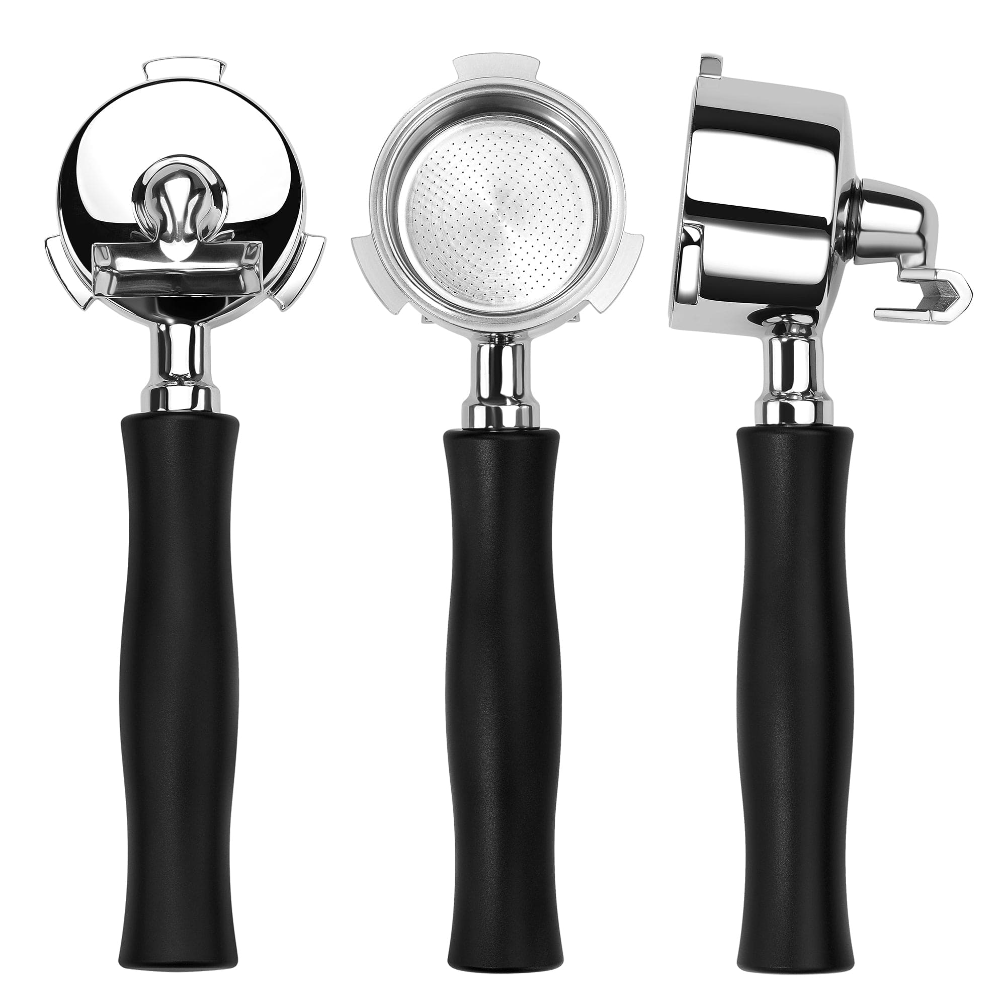 Normcore Double Spout Portafilter With Anodized Aluminum Handle