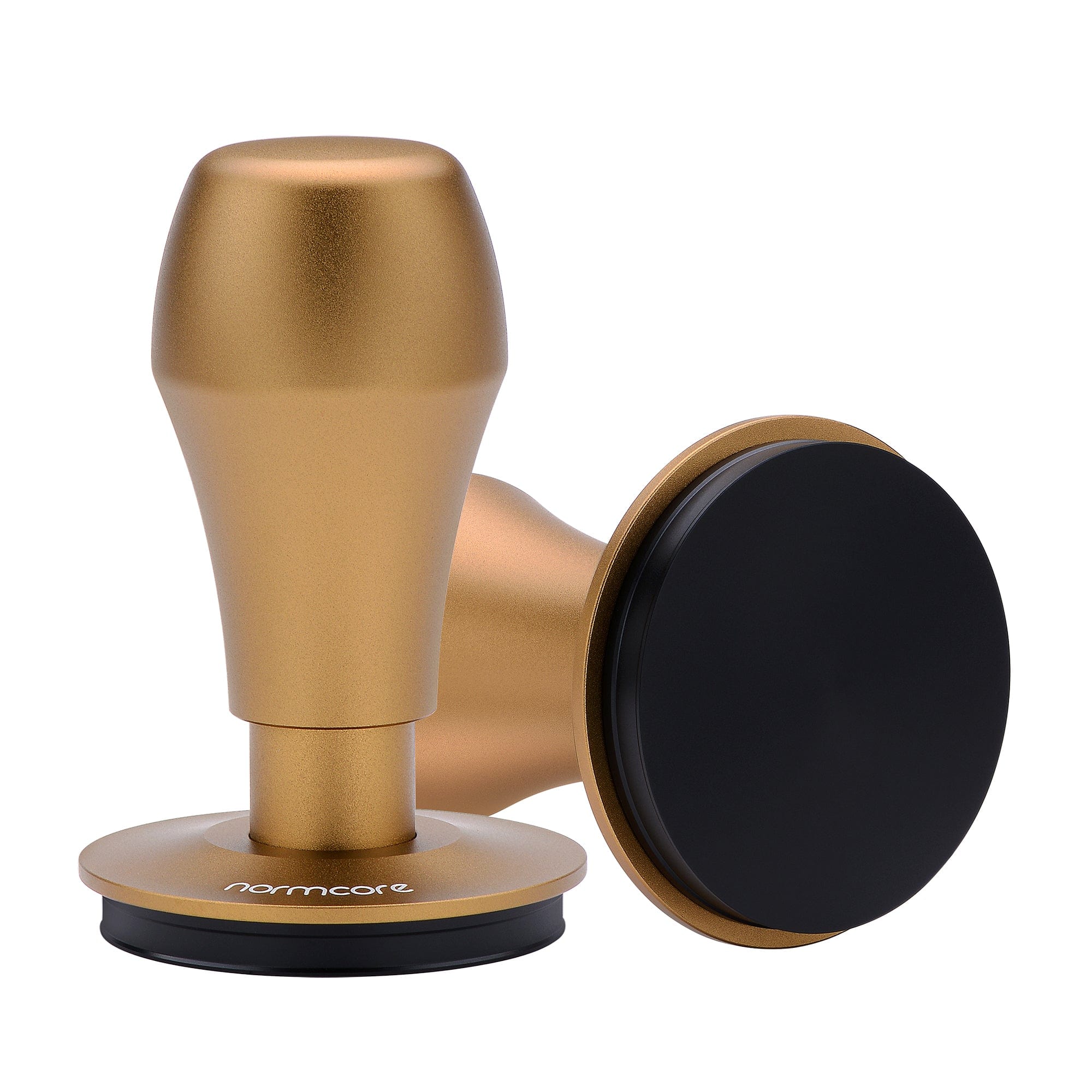 Tamper con resorte Normcore / V4 - NOGAL - Base con revestimiento de PVD de titanio