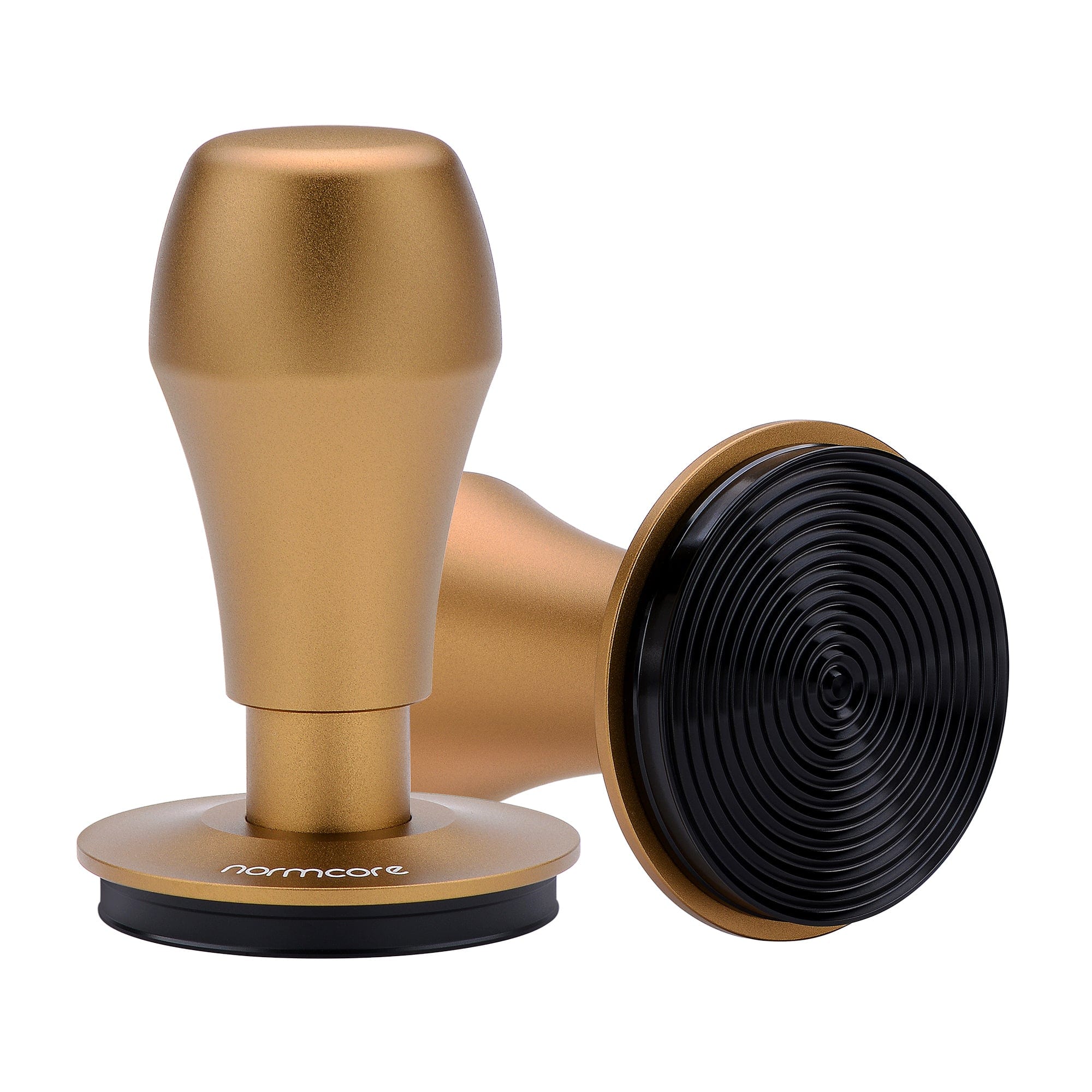 Tamper con resorte Normcore / V4 - NOGAL - Base con revestimiento de PVD de titanio