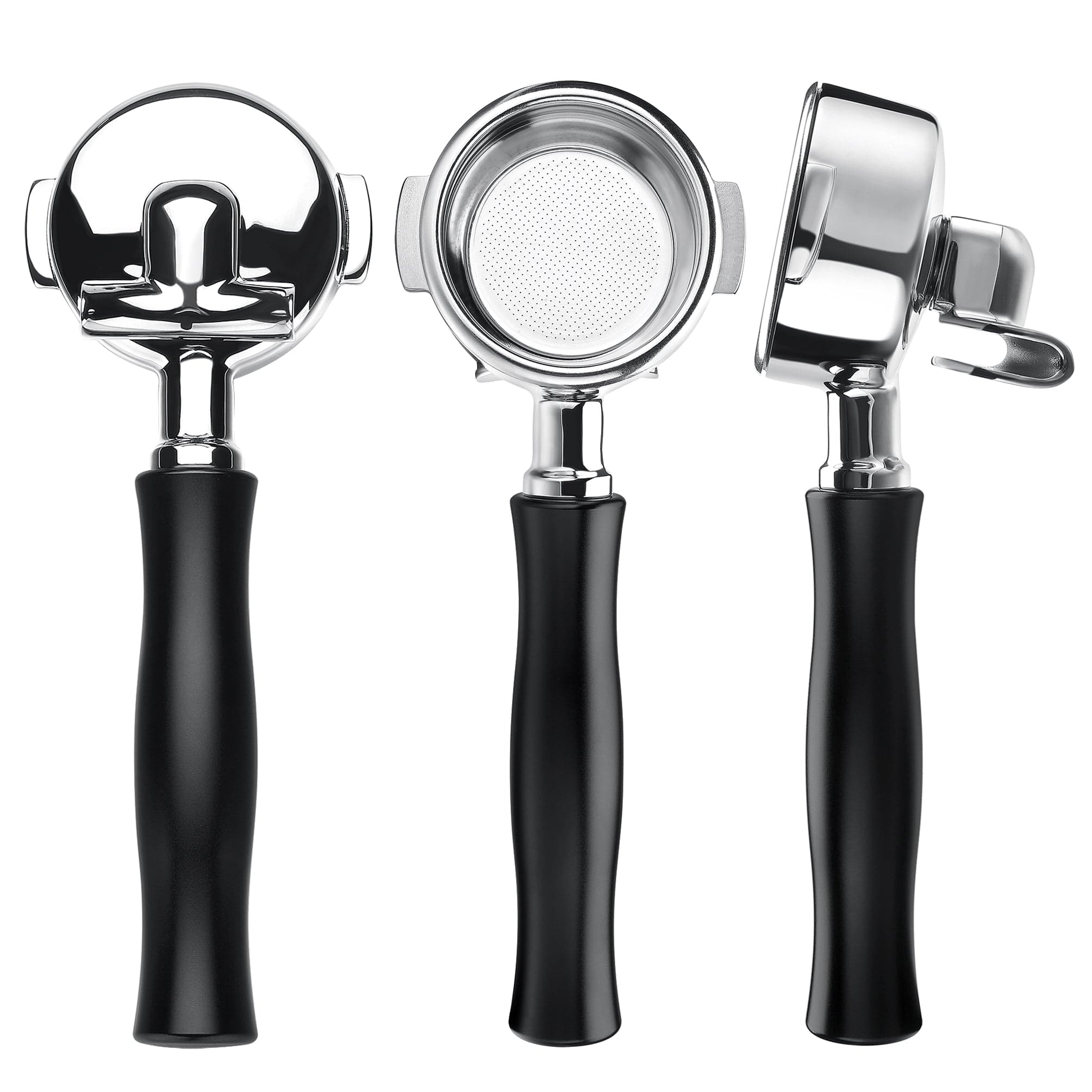 Normcore Double Spout Portafilter With Anodized Aluminum Handle