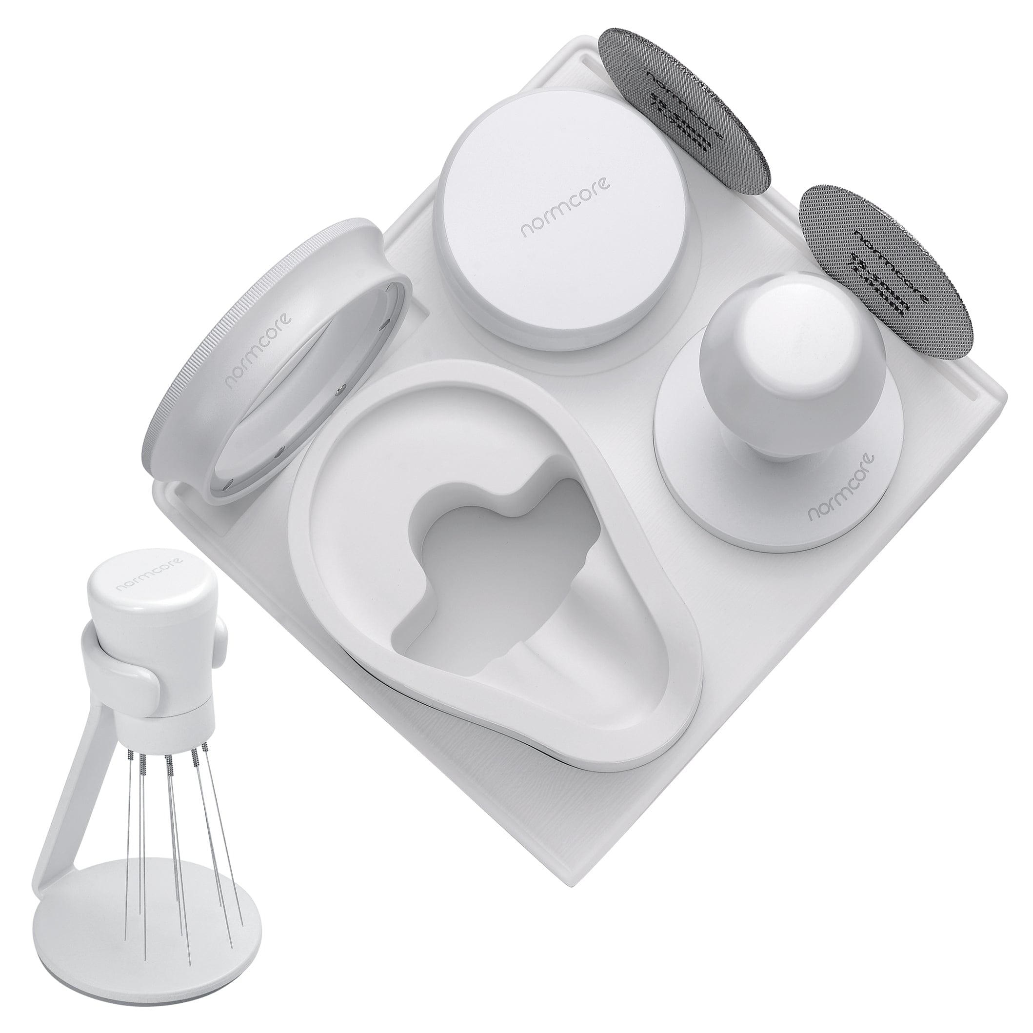 Normcore 7-in-1 Barista Compact Essentials Kit - Without Portafilter - White