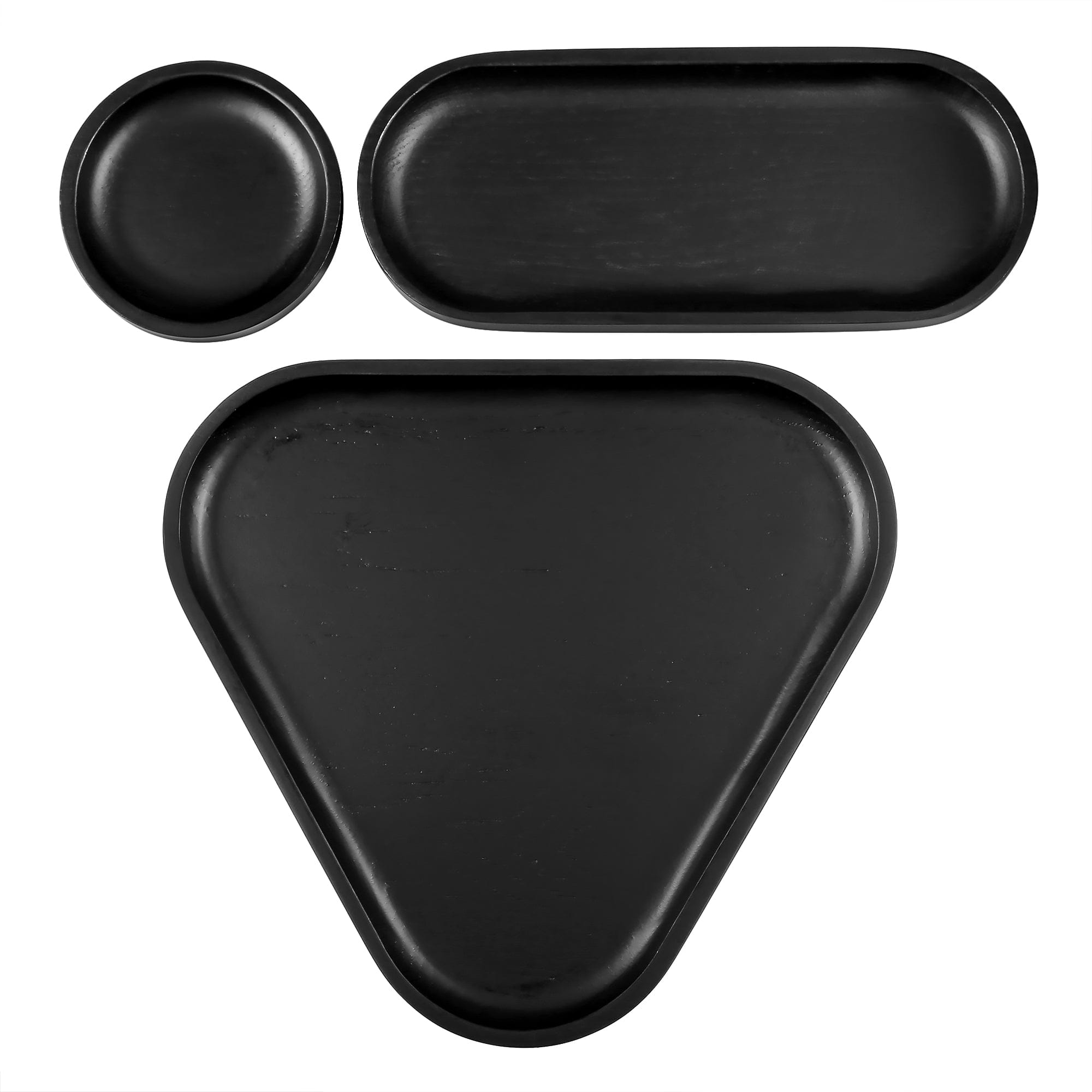 Normcore Barista Trays Bundle (3-Piece Set) - Coffee & Tea Serving Trays for Home, Café, Office