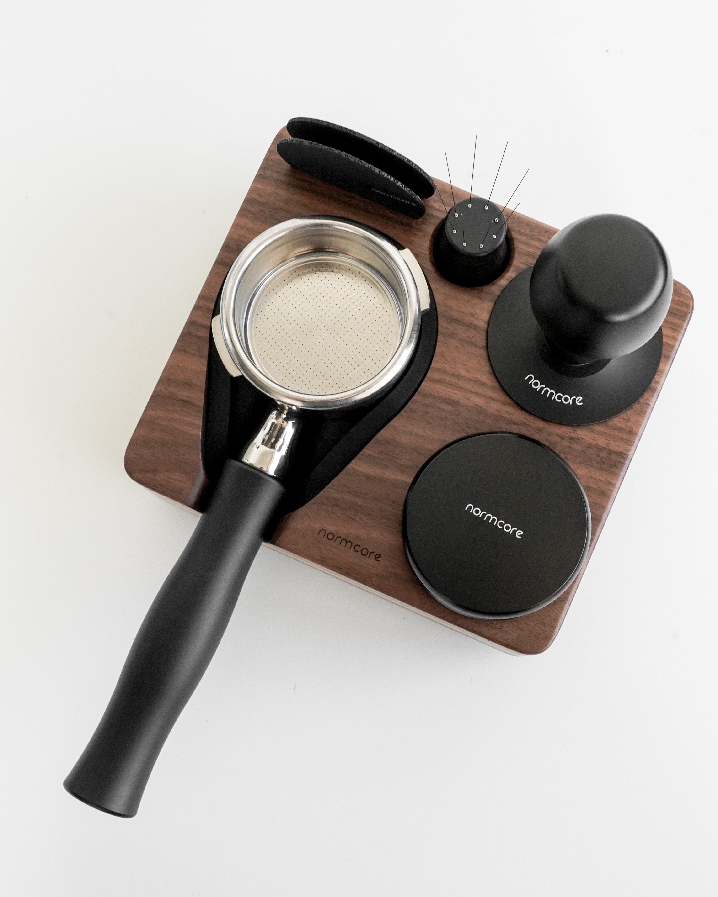 Normcore / Compact Espresso Tamping Station - Walnut / OAK