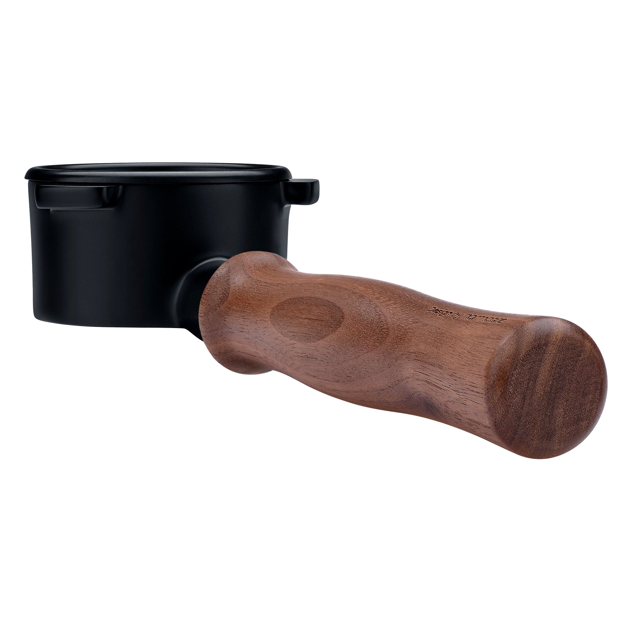 Normcore Titanium PVD Coating Bottomless Portafilter With Walnut Handle
