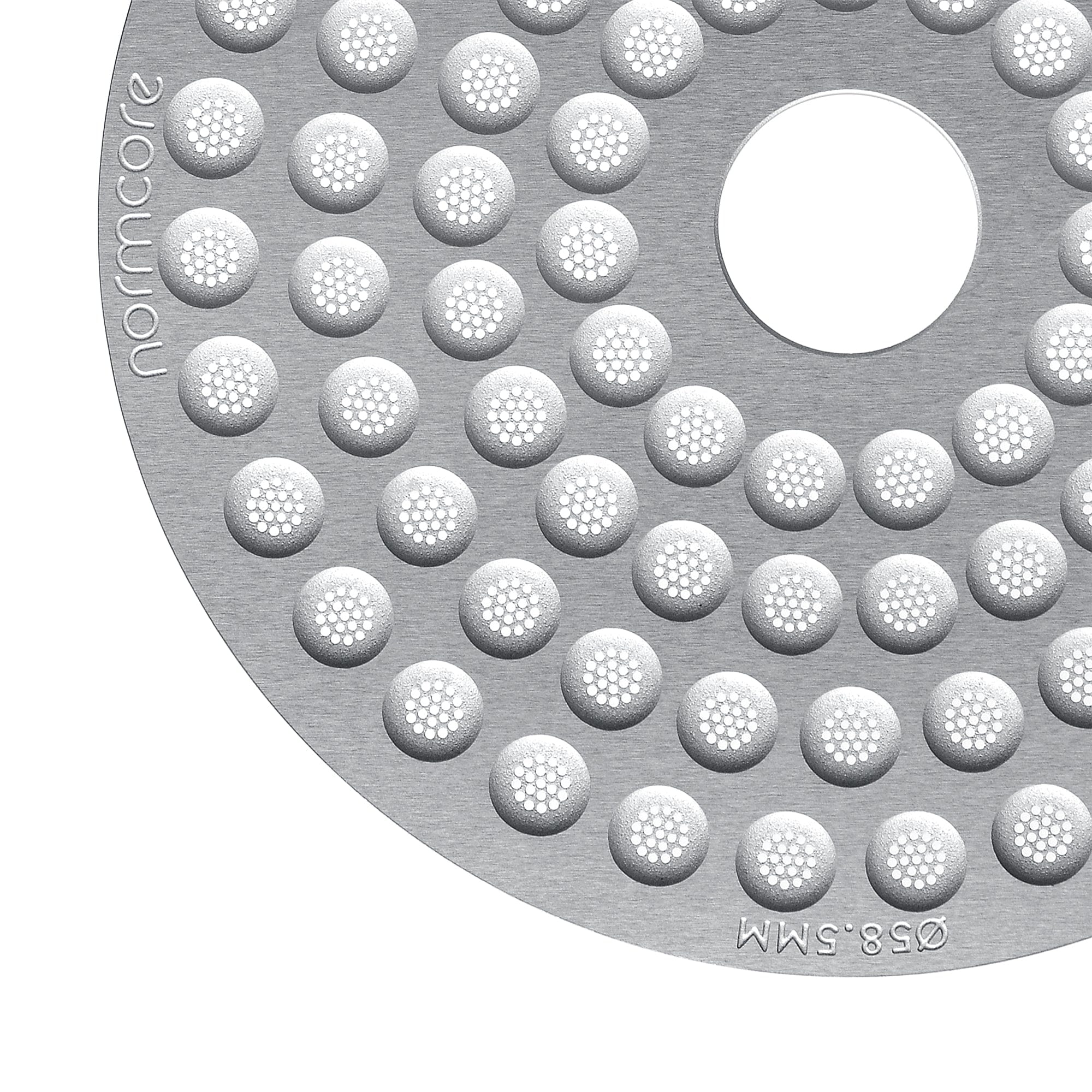 Criba de disco ultradelgada Normcore de 0,8 mm - Acero inoxidable 316