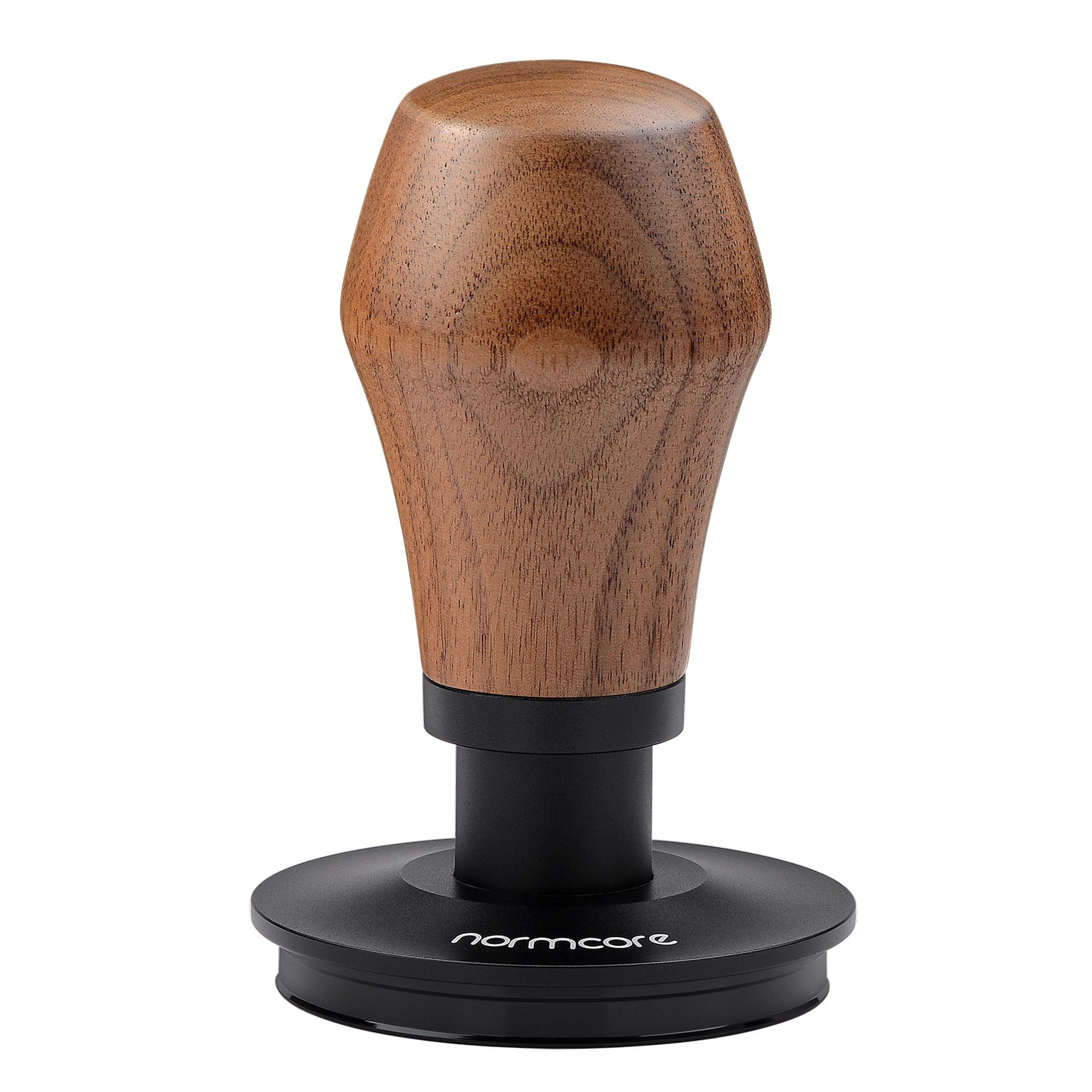 Tamper con resorte Normcore / V4 - NOGAL - Base con revestimiento de PVD de titanio