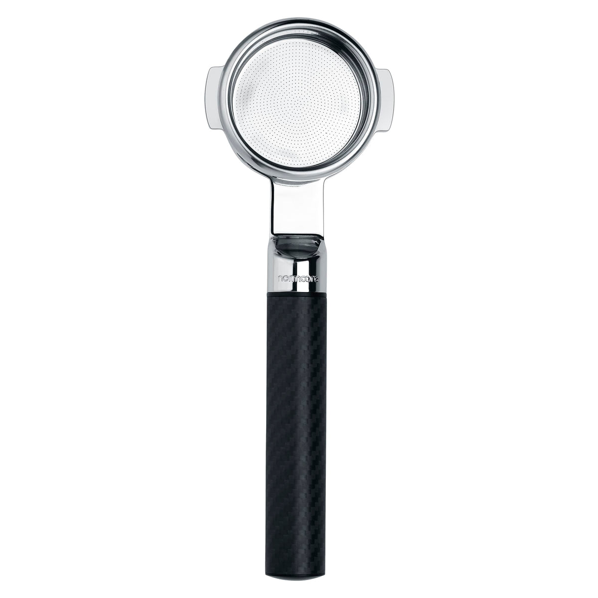 Normcore Lay-Flat Portafilter with Carbon Fiber Handle | NormCoreWares
