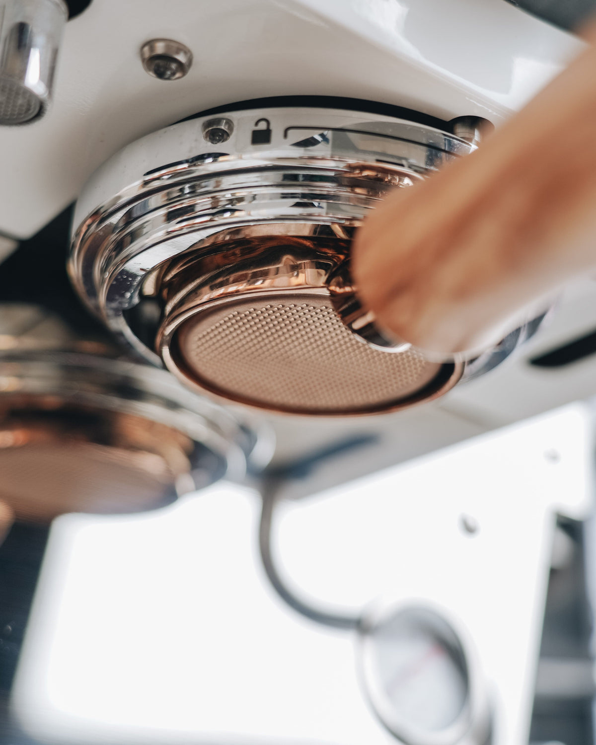 Normcore Titanium PVD Bottomless Portafilter with Premium Handle | NormCoreWares