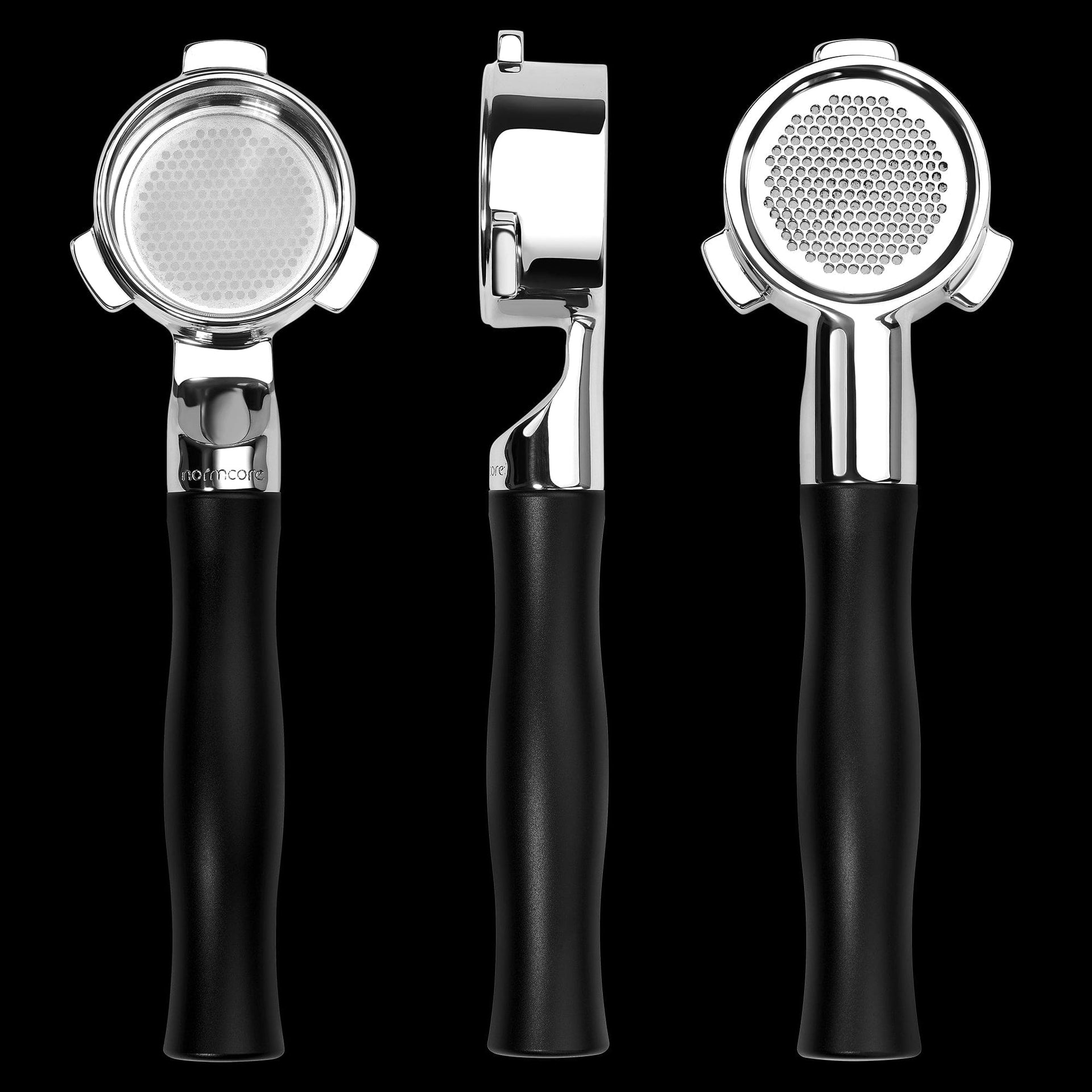 Normcore Slim Bottomless Portafilter with Built-in High Extraction Basket - 54mm Fits Breville / Sage