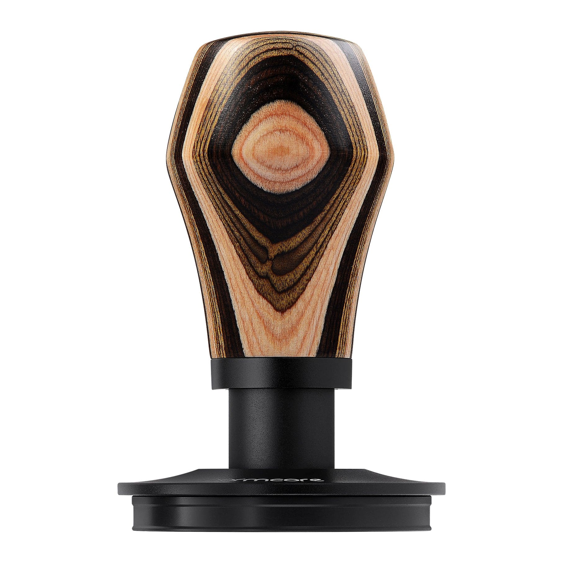 Tamper con resorte Normcore / V4 - NOGAL - Base con revestimiento de PVD de titanio