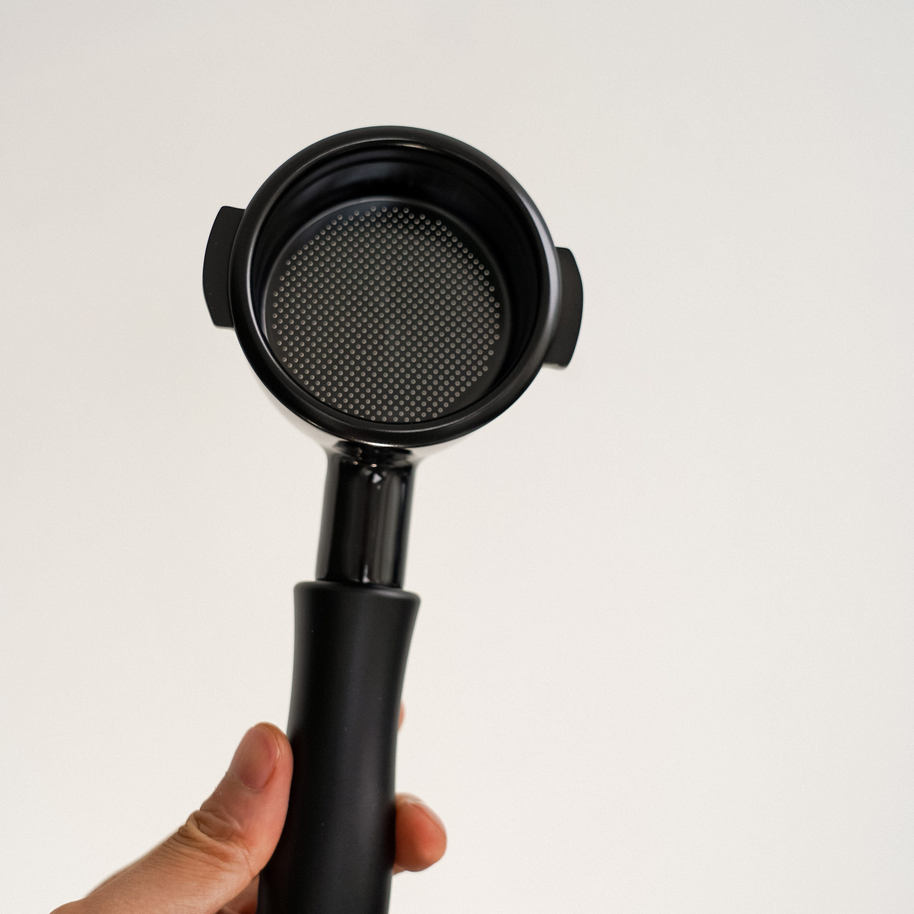 Normcore Bottomless Portafilter With Titanium PVD Coating Portafilter Head