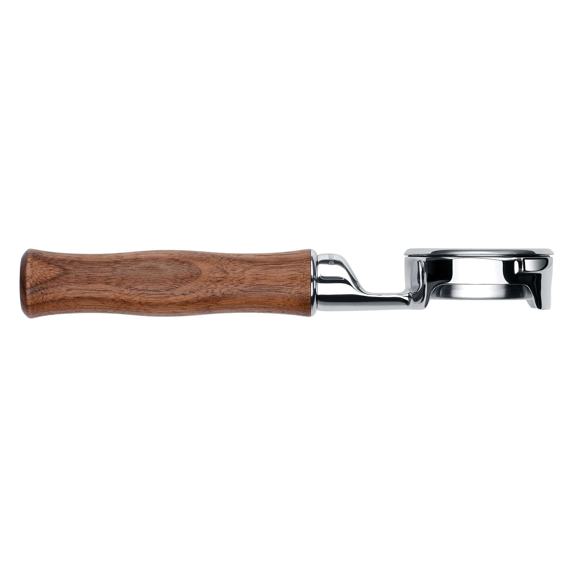 Normcore Slim Bottomless Portafilter with Upgraded Walnut Wood Handle