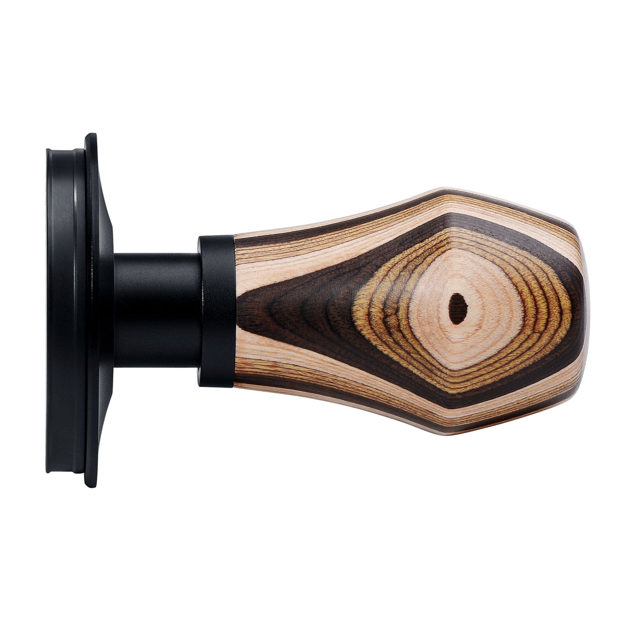 Tasseur à Expresso Normcore V4 - 58 Mm Avec Base Ondulée Revêtement Titane Et Poignée En Noyer | 3 Ressorts Interchangeables - 6