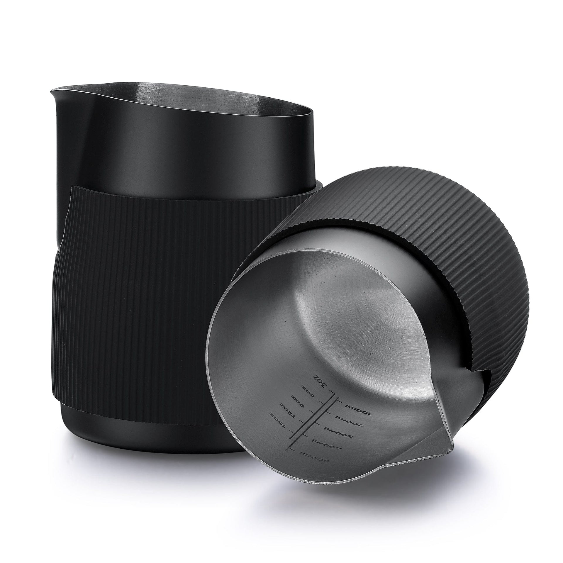 Normcore / Handleless Milk Pitcher 600ml / 20.3oz - Round Spout - 600ml / 20.3 oz / Black