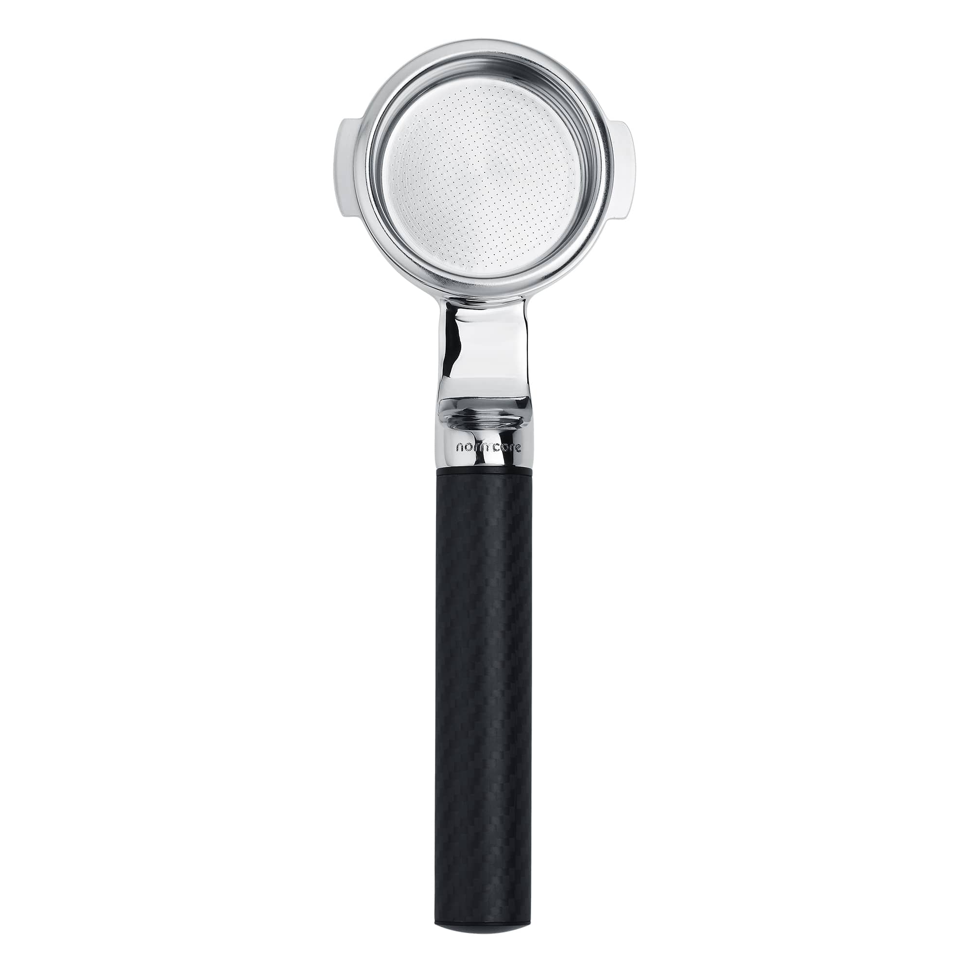 Normcore Lay-Flat Portafilter | Carbon Fiber Handle