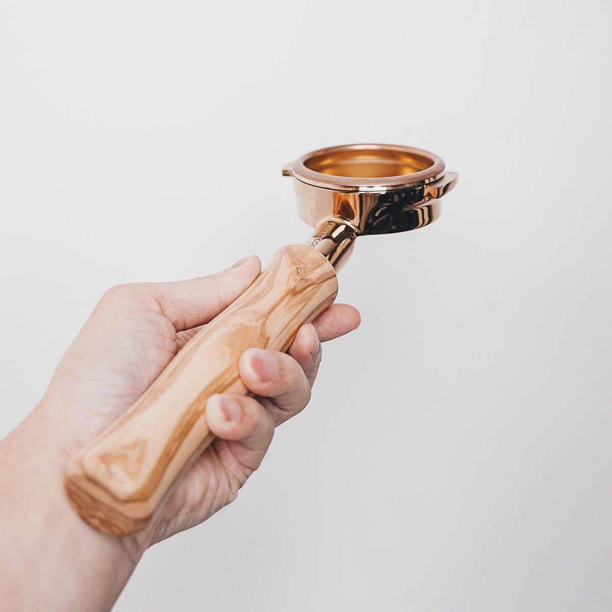 Normcore Titanium PVD Bottomless Portafilter with Premium Handle | NormCoreWares