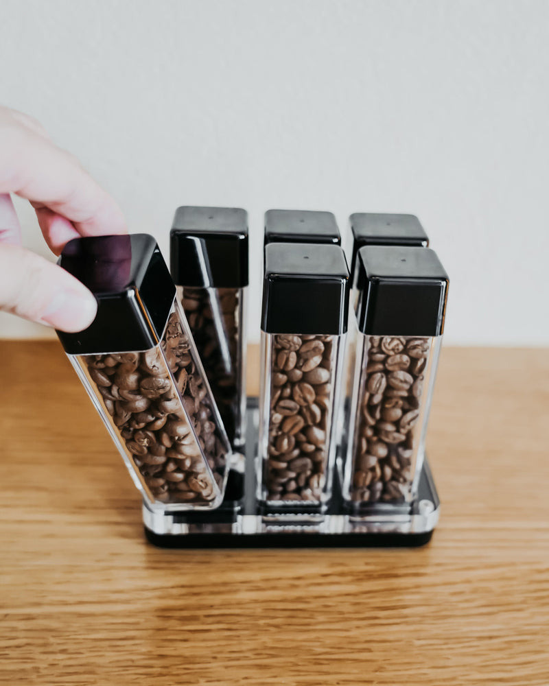 Normcore / 6 TUBES COFFEE BEAN CELLARS WITH STAND